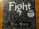 Fight War Of Words Rare Rsd Blk/Wht Splatter Vinyl 1500 Made W/ Rob Halford
