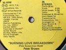 Peter Brown, Burning Love Breakdown, Do Ya Wonna Get Funky, 12