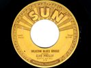 ROCKABILLY-ELVIS PRESLEY-SUN 215-MILKCOW BLUES BOOGIE/YOU'RE A HEARTBREAKER