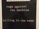 rage against the machine: killing in the name. Ltd 12