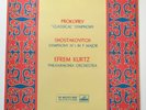 HMV ASD 263 WHITE/GOLD PROKOFIEV 'CLASSICAL' SYMPHONY* SHOSTAKOVITCH*EFREM KURTZ