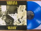 Nirvana - Bleach - RARE BLUE Colour Vinyl LP Yellow Cover