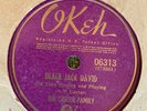 Okeh 06313 Carter Family BLACK JACK DAVID  78rpm E Country