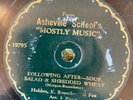 Gennett PERSONAL Rosenberg & Fox  GREAT piano SOUP SALD SHREDDED WHEAT 78 RPM E-