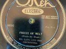 Okeh 8696 Ed Lang & His Orcg FREEZE AND MELT/Hot Heels 1929 JAZZ 78rpm  E/E+