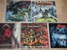 Shrapnel Vinyl Pack orig US Press Chastain Hexx Vicious Rumors Trauma Metallica