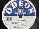 Hans Albers - Biem Esten Ma / La Paloma - Odeon O-26 625 V+