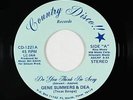 Modern Soul Disco 45 - Gene Summers - Do You Think I'm Sexy - Country Disco VG++