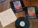 Split Enz AUTOGRAPHED Time and Tide Album AND Signed Album Poster