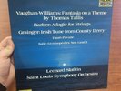 VAUGHAN WILLIAMS - FANTASIA ON A THEME BY THOMAS TALLIS VINYL