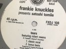 Frankie Knuckles & Satoshi Tomiie - Tears V RARE PROMO Edition 12” Vinyl Record