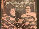 Foxy - The New Musical Comedy LP, Bert Lahr/Larry Blyden,  