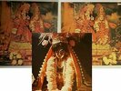 3 x RADHA KRSNA TEMPLE S/T - APPLE UK PROMO + STOCK LPs 1971 + private issue '74
