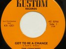 CONCEPTS Got To Be A Change / Introduction KUSTOM 45 soul funk VG+ HEAR