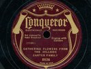 78tk-hillbilly-CONQUEROR 8636-Carter Family-(Gathering Flowers/Don't forget me )