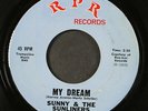 SUNNY & SUNLINERS: hip huggin mini / my dream RPR Records 7