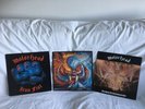 MOTORHEAD - IRON FIST, ANOTHER PERFECT DAY & NO SLEEP ‘TIL HAMMERSMITH VINYL LPS