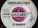? SCARCE 45 MEXICO ?LOS SONAMBULOS? ROCKABILLY LATIN ROCK DRUM SOLO GUITAR SABOR
