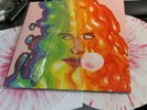 RARE SIGNED by Band Black Moth Super Rainbow Dandelion Gum  Vinyl 2 x  LP Record