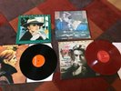 DAVID BOWIE RED VINYL RECORDS MAN WHO SOLD THE WOLD PETER AND THE WOLF 