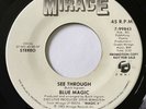BLUE MAGIC See Through MIRAGE 45 Funk Boogie Promo