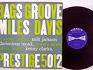 MILES DAVIS BAGS GROOVE TOP RANK RANK-5012 Japan FLIPBACK COVER VINYL LP