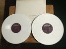 THE BEATLES DOUBLE WHITE ALBUM ON WHITE VINYL - POSTER & PICTURES - VGC - RARE.