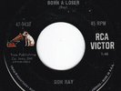 Massive Northern Soul DON RAY Born a Loser 45 RCA Victor HEAR