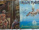 2 x IRON MAIDEN LPs Signed BRUCE DICKINSON: Seventh Son & Somewhere In Time