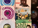 BUDDY HOLLY / BEATLES /NEW SEEKERS VINYL EP'S /STONES EMILE FORD MARY HOPKIN 7''