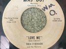 DOO WOP 45 BEN IVERSON & HORNETS WAY OUT (no#) LOVE ME / FOOLS RUSH IN