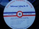 16-Inch Transcription Hollywood Calling Show #44  Standard Program Library