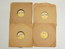 Bundle 4 78RPM DISNEY Records Snow White Bambi RARE COLLECTABLE