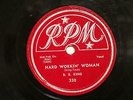 50'S BLUES B. B. KING Hard Workin' Woman/She's A Mean Woman RPM 330 SUN Memphis