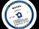 DF 100 - MARCELLE MEYER - RAVEL - GASPARD DE LA NUIT / JEUX / MIROIRS - NO COVER