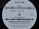 MOTLEY CRUE 7/22/84 KING BISCUIT FLOWER HOUR 2XLP w/ promo sheet **