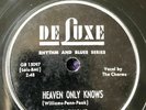 The Charms 1953 DOO WOP 78 Heaven Only Knows / Loving Baby DELUXE 6000 VG+++