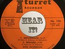 Lonesome Country Gospel Bopper EP 45 DON DICKERSON & BILL PERRY on TURRET hear