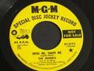 The Models Bend Me Shape Me '67 US MGM Promo 45 GIrl Group Psych