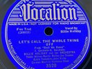 BILLIE HOLIDAY Let's Call The Whole Thing Off Vocalion 3520 US-1937 10