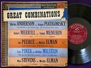1S   ELMAN / MILSTEIN / PIATIGORSKY Great Combinations LP / RCA LM 1703 Mono VG
