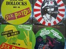 SEX PISTOLS 4x Coda live LP's: 3x limited picture discs + Anarchy In Rome, green