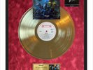 King Diamond - Abigail Vinyl Gold Metallized Record In Frame On Red Velvet