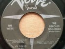 The Webs   ? I Want You Back  / We Belong Together   Verve   1968   7