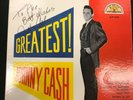 Johnny Cash Sun Record Album #1240 Autographed/Signed Original. Nice
