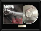 PANTERA VULGAR DISPLAY OF POWER WHITE GOLD SILVER PLATINUM TONED RECORD LP RARE