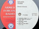 David Bowie-Golden Years/Billy Joel RARE AFRTS Armed Forces Radio DJ Promo LP