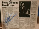 Signed Steve Gibbons - Caught in the Act album sleeve. Ex cond. Sleeve only.