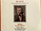 Katchen/Brahms Complete Piano Works Vol 4 original grooved W/B SXL 6160 (4W/2W)