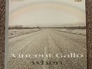 RARE vincent gallo album “when” vinyl record with hardcover sleeve